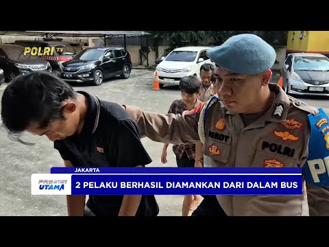 POLSEK METRO TANAH ABANG RINGKUS 3 PENCOPET SPESIALIS BUS TRANSJAKARTA