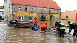 preview picture of video 'Strzelce, Powódź 2013 cz-1'
