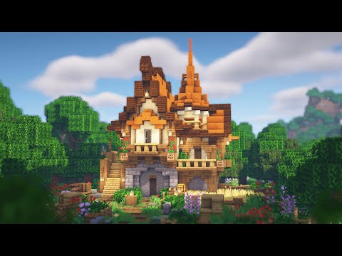 Minecraft | How to Build a Small Fantasy House (Tutorial)