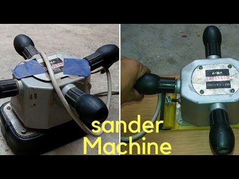 Convert Massage machine to  Sanding Machine and #Restoration - How to make Sander Video