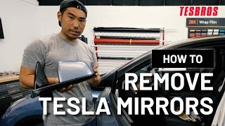 How to Remove Model Y Side Mirrors