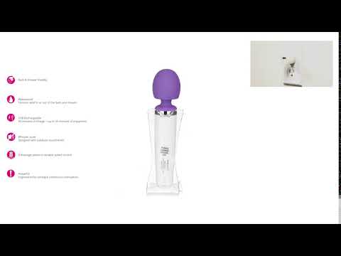 Bodywand KŪNO LAZDELĖ USB DAUGIAFUNKCINĖ PURPURINĖ video