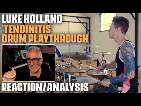 "Tendinitis (Drum Playthrough)" by  Jason Richardson & Luke Holland, Reaction/Analysis