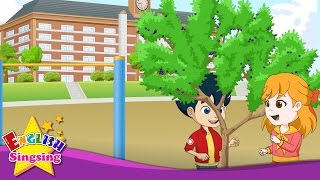 Mulberry Bush - Children's singing game - Mother Goose - Nursery Popular Rhyme with lyrics