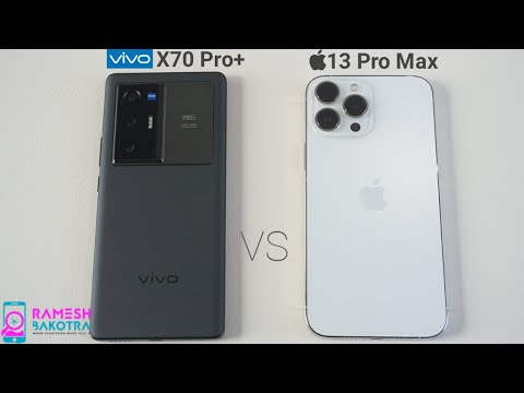 Vivo X70 Pro Plus vs Apple iPhone 13 Pro Max Speed Test and Camera Comparison
