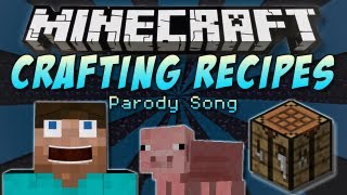 ♪ &quot;Crafting Recipes&quot; A Minecraft Parody Song of One Direction&#39;s &quot;Little Things&quot; ♪