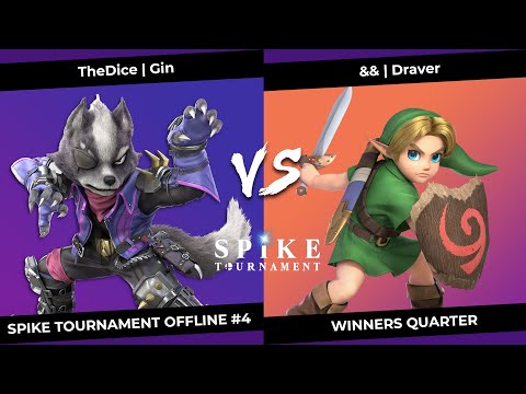 SpikeT Offline #4 Winners Quarter - TheDice | Gin (Wolf) VS && | Draver (Young Link)