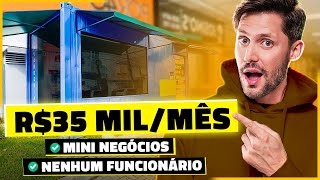MINI LOJAS PARA GANHAR R$35 MIL/MÊS | FRANQUIAS BARATAS E LUCRATIVAS | NEGÓCIOS PARA BOMBAR EM 2024