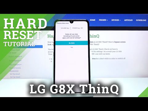 LG G8X Hard Reset / Bypass Screen Lock / Factory Reset by Recovery Mode