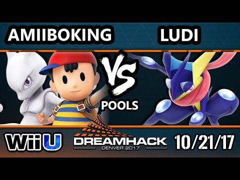 DHDEN17 Smash 4 - Amiiboking313 (Mewtwo, Ness) Vs. Ludi (Greyninja) - Wii U Singles Pools