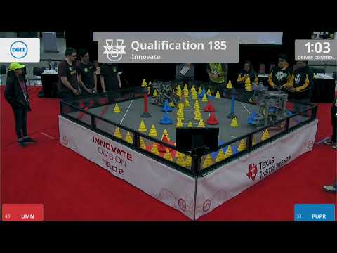 2018 VEXU Innovate Q185 - UMN vs PUPR - 0 to 42