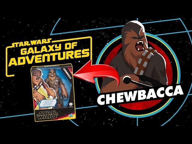 Vídeo relacionado con Star Wars - Figura de acción de 12,5 cm de Chewbacca de Galaxy of Adventures (Hasbro E3807EL2)