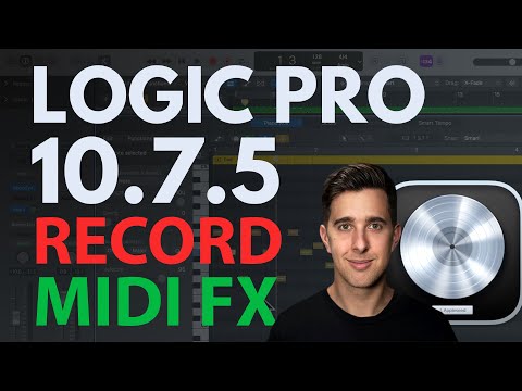 How to Record MIDI FX in Logic Pro 10.7.5