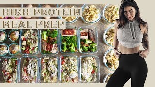 MEAL PREP WITH ME: Fast & Healthy High Protein Meals and Snacks