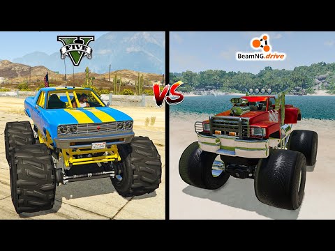 GTA 5 Monster Truck VS Beamng.drive Monster Truck - Which is best ?