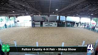 Fulton County 4-H Fair - Sheep Show - 7-8-19