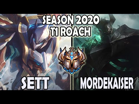 T1 Roach Sett vs Mordekaiser [ TOP ] Lol Korea High Elo