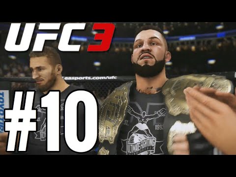 UFC 3 Career Mode Walkthrough Part 10 - CHAMPION VS CHAMPION!