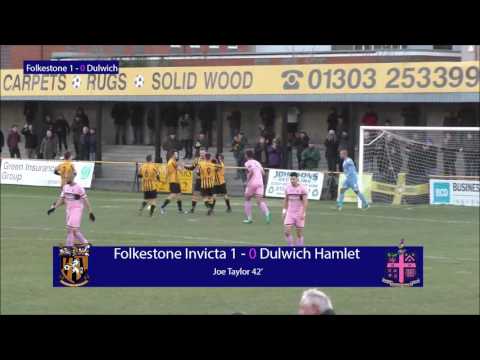 Folkestone Invicta 1-1 Dulwich Hamlet, Ryman League Premier Division, 03/12/16 | Match Highlights
