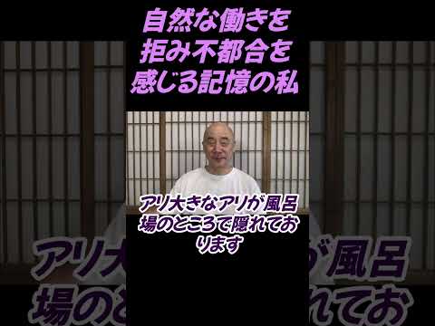 仏教学科 自然な働きを拒む記憶の私#仏教＃瞑想#切り抜き＃マインドフルネス＃影山教俊