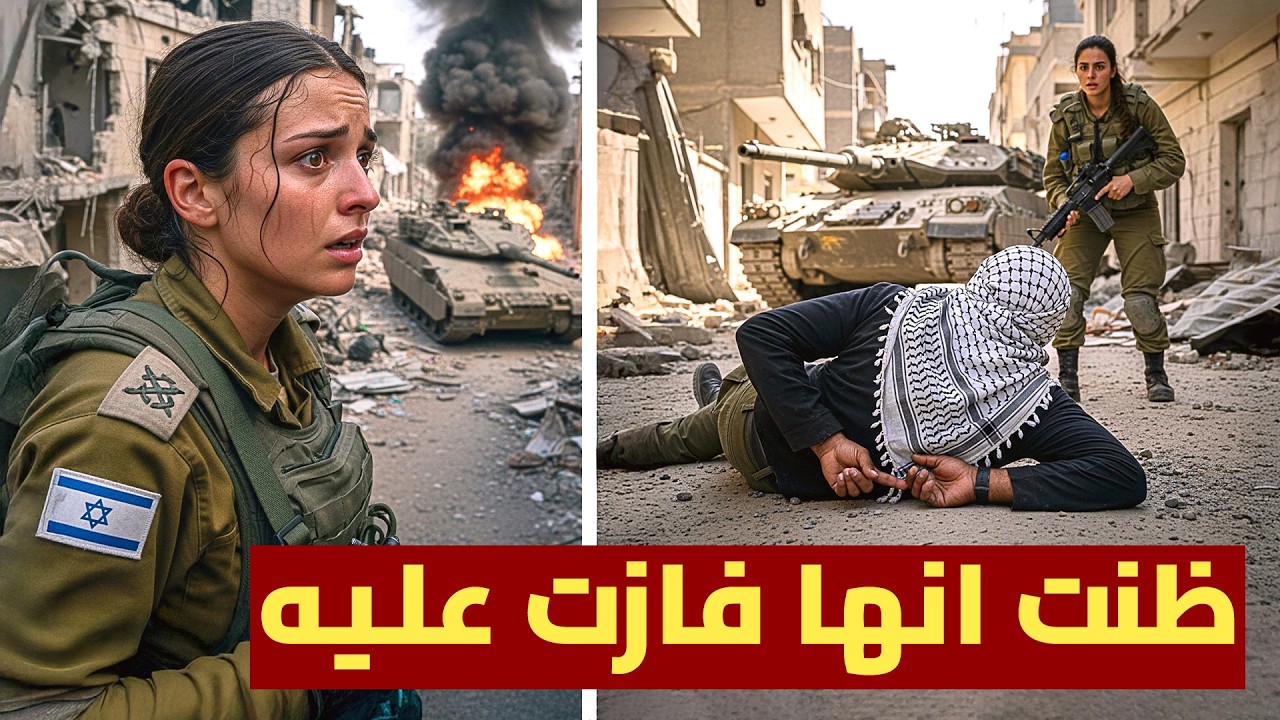 رجل القسام سقط على الأرض عندما رأى المجندة الجميلة | لن تصدق لماذا فعل ذلك !