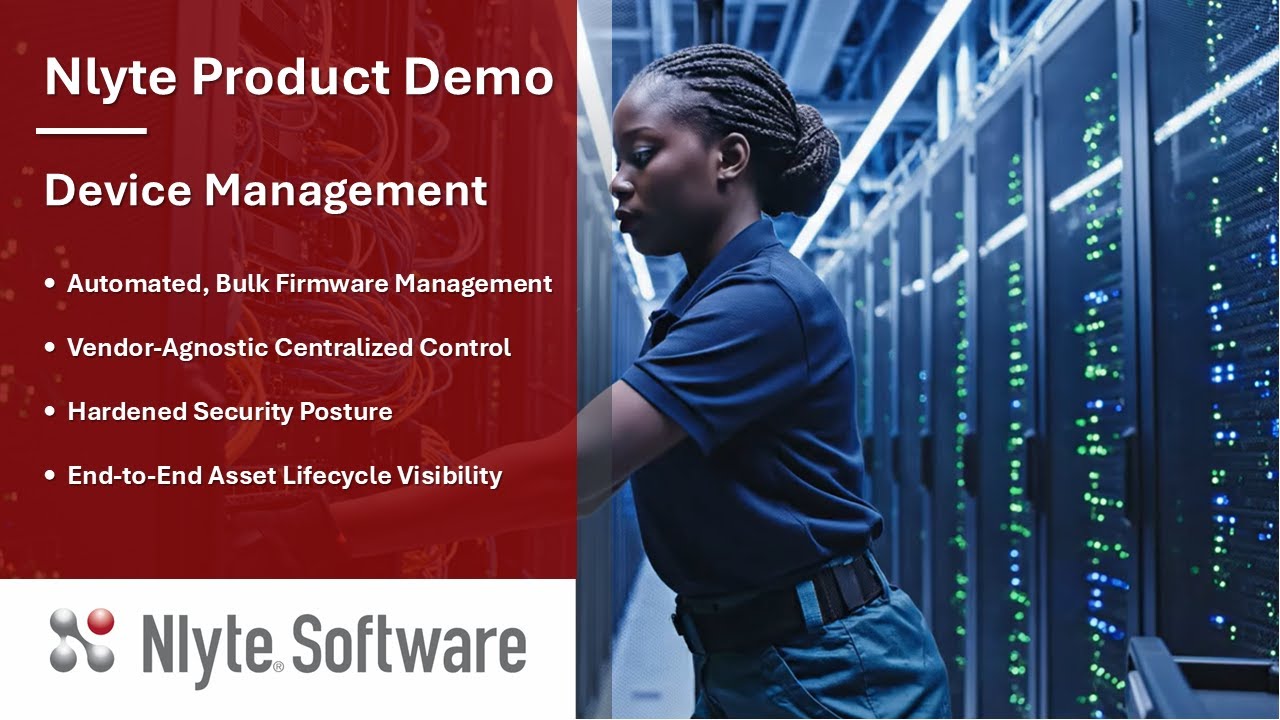 Demo Video   Nlyte Device Management