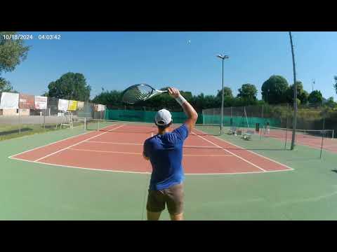 Points de Set entraînement Rom1 30 vs Yannick 15 + petite session revers