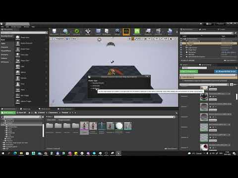 UE4 short tutorials: Импорт персонажа из character creator 3