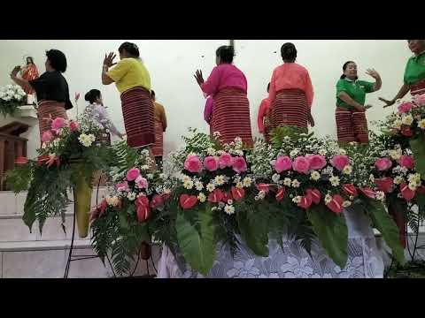 Landek lansia Kuta Bangun dalam rangka paskah stasi.