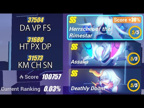 [HI3SEA] Memorial W69 - Rimestar 37504/31253; Assaka 31680; Doom 31573 - Exalted