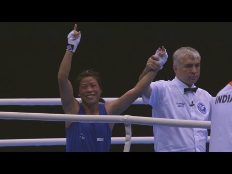 Rahali (TUN) v Himangte (IND) - Women's Fly 51kg Quarter-Final Full Bout | London 2012 Olympics