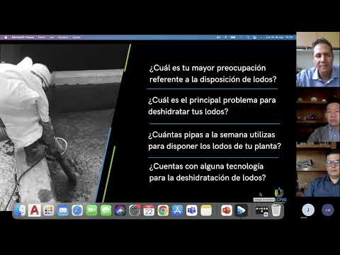 Problemáticas para deshidratar lodos