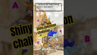 One of the ancient beast shinies is a FAKE shiny! Can u pick the imposter??? #shinypokemon #pokemon