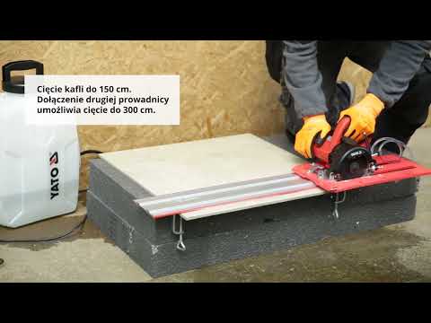 Przecinarka do gresu YT-82159 z prowadnicą YT-36990