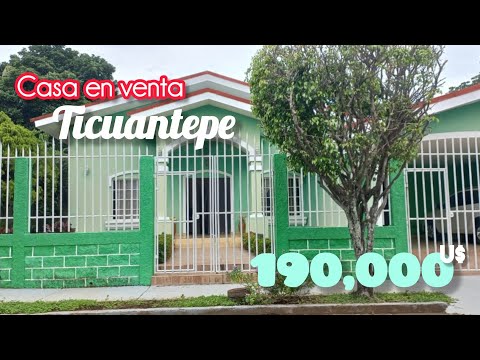 Casa en venta  Nicaragua Managua/Ticuantepe 