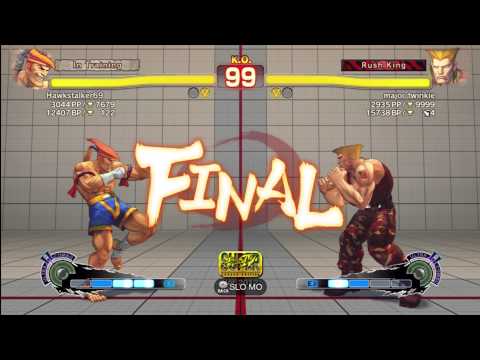 Hawkstalker69 (Adon) vs major twinkie (Guile)