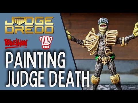 How-to paint 2000 AD Judge Death with Army Painter Speed Paints.