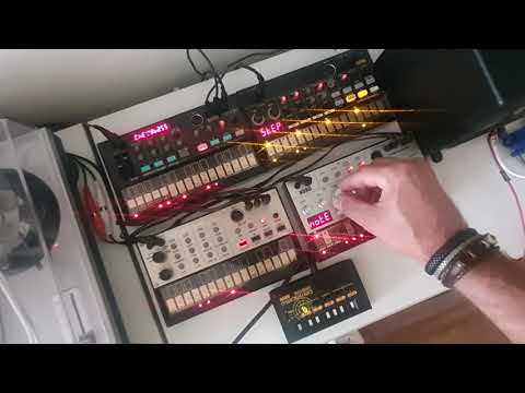 Adam Vox Live Psytrance Rave Music using Korg Volca and Monotron