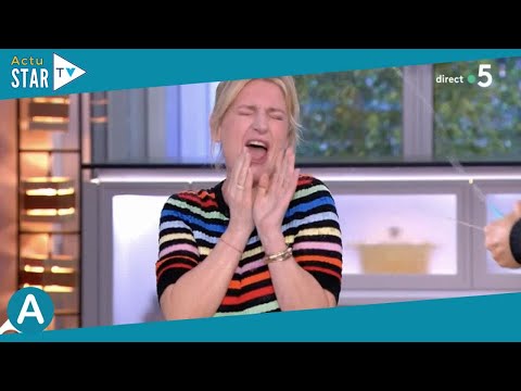 Nagui et Bruno Guillon incontrôlables dans C à vous : Anne-Elisabeth Lemoine finit dans tous ses éta