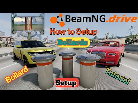 How to Setup Bollards in BeamNG.Drive / How to Download BOLLARD In Hindi tutorial Guide