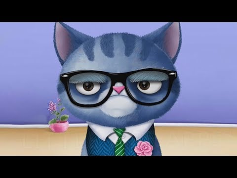 Cat Hair Salon Birthday Party - Kitty Haircut and Makeup Game for Kids