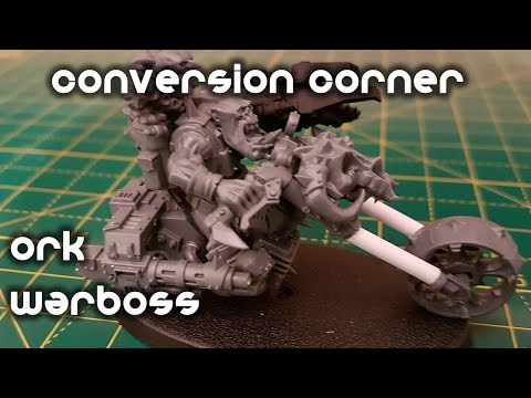 Ork Warboss on Bike - Conversion Corner