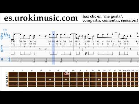 Tutorial de Ukulele Silvestre Dangond Nicky Jam - Cásate Conmigo Clases Notas Parte#2 um-i927