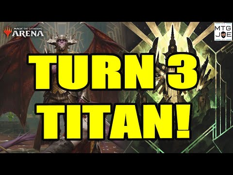 TURN 3 TITAN of INDUSTRY | Jund Transmogrify Titan MTG Arena Explorer Best of One