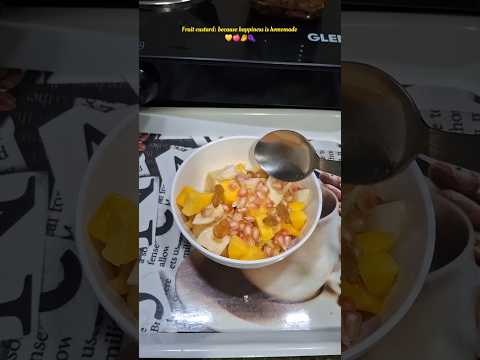 custard recipes🍇🍎🥭❤️ #custard #custardrecipe #fruitcustard #quickrecipe #dessertideas #summer