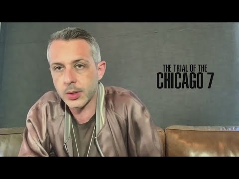 Jeremy Strong on filming in Chicago for 'Trial of the Chicago 7'