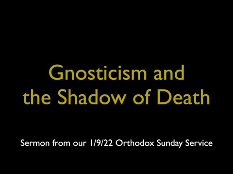 Gnosticism and the Shadow of Death | Greek Orthodox Sermon (1/9/22)