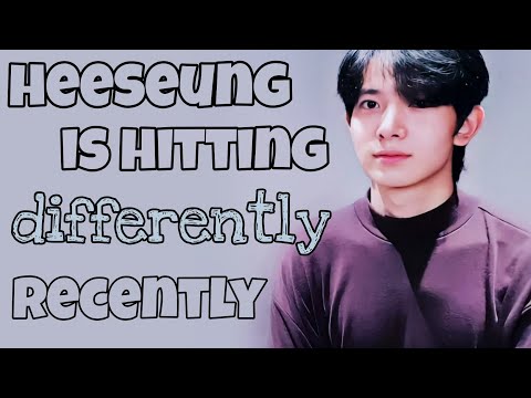heeseung is hitting differently recently