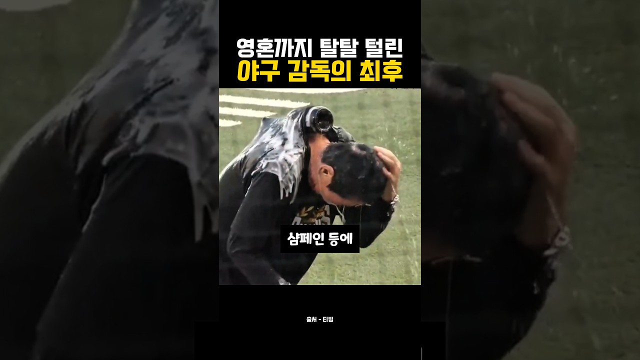 영혼까지 탈탈 털린 야구감독의 최후