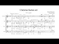 Anton Bruckner ：Christus factus est
